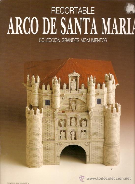 Coleccionismo recortables: RECORTABLE ARCO DE SANTA MARIA - Foto 1