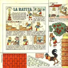 Coleccionismo Recortables: RECORTABLE DE CONSTRUCCIONES: LA RATITA. 2 HOJAS (ED.TBO). Lote 12710393