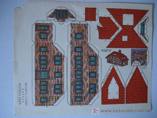 Coleccionismo recortables: RECORTABLE CASAS 6 CHIQUI EDIT. ROMA. - Foto 1