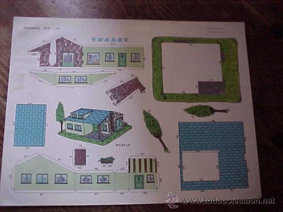 Coleccionismo recortables: RECORTABLES EVA. N&ordm; 1309. CHALET. - Foto 1