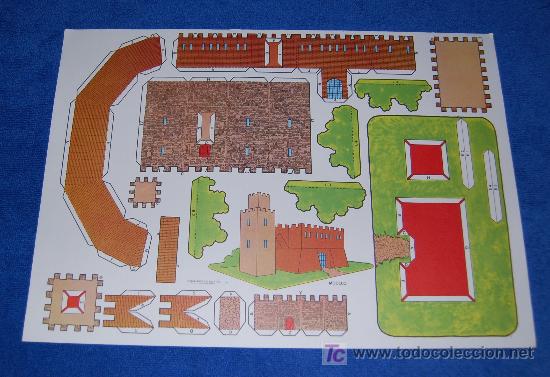 Coleccionismo recortables: Recortable de castillos - Castillo N&ordm;5 - Foto 1