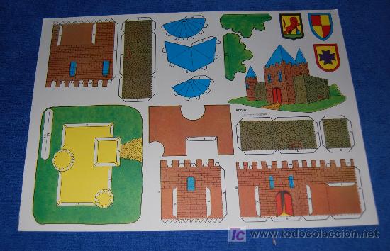 Coleccionismo recortables: Recortable de castillos - Castillo N&ordm;3 - Foto 1