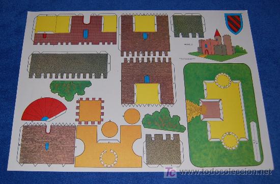 Coleccionismo recortables: Recortable de castillos - Castillo N&ordm;1 - Foto 1