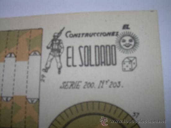 Coleccionismo recortables: ANTIGUO RECORTABLE...CA&Ntilde;ON - Foto 2