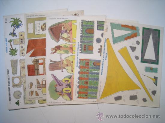 Coleccionismo recortables: LOTE 5 LAMINAS RECORTABLES VARIOS - Foto 1