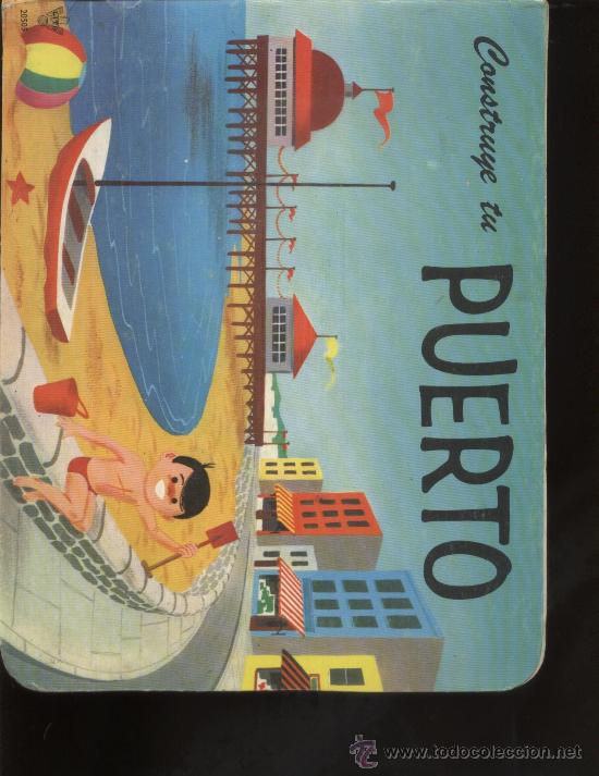 Coleccionismo recortables: RECORTABLE DE CONSTRUYE TU PUERTO - Foto 1