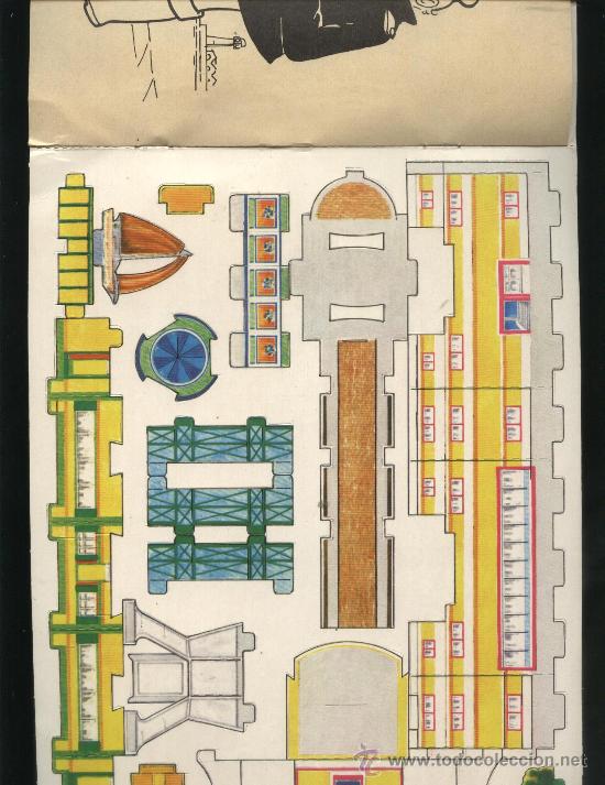 Coleccionismo recortables: RECORTABLE DE CONSTRUYE TU PUERTO - Foto 2