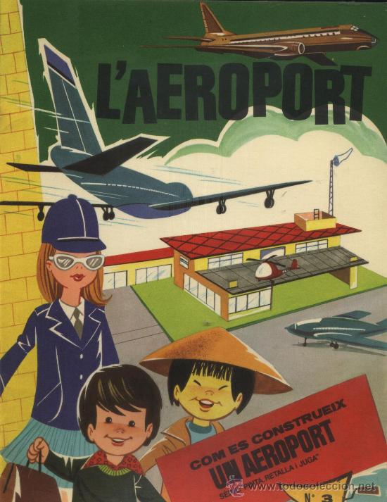 Coleccionismo recortables: RECORTABLE DE CONSTRUYE TU AEROPUERTO - Foto 1