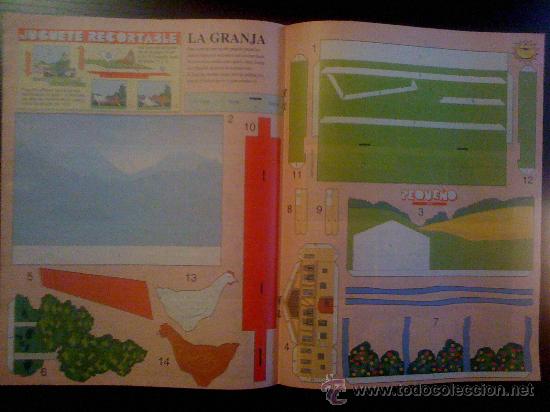 Coleccionismo recortables: Recortable granja. P&aacute;ginas de prensa. - Foto 1