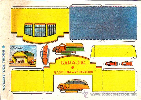 Coleccionismo recortables: RECORTABLE CONSTRUCCIONES FERNANDITO GARAJE - Foto 1