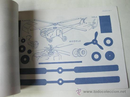 Coleccionismo recortables: MARQUETERIA - N&ordm; 35 - AVION Y HELICOPTERO - Foto 2