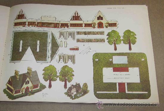 Coleccionismo recortables: RECORTABLE CASA CON PISCINA,EDICIONES ZULIA - Foto 1