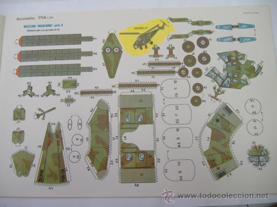 Coleccionismo recortables: EVA.2.201WESTLAND WHIRLWIND SERIE 3 - Foto 1