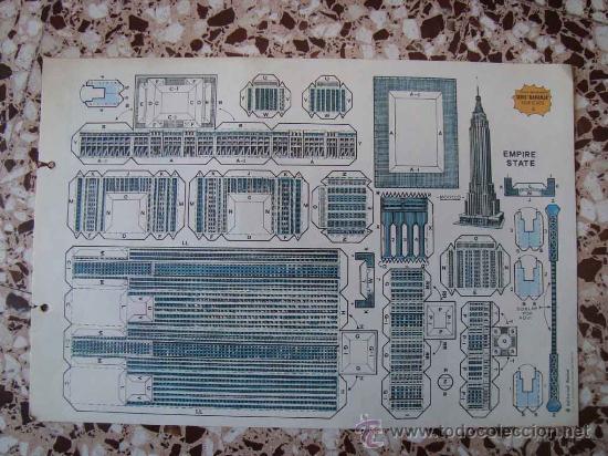 Coleccionismo recortables: Recortable - Empire State - editorial Roma - Foto 1