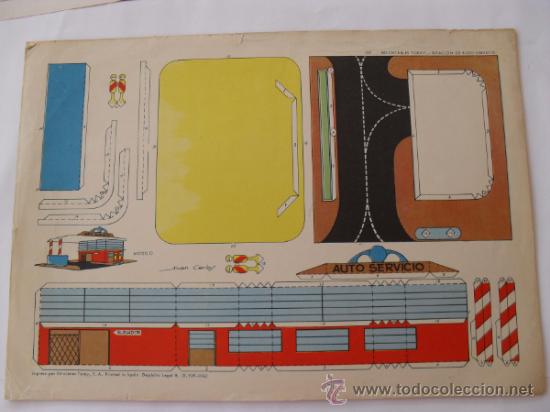 Coleccionismo recortables: TORAY,ESTACION DE AUTO SERVICIO N&ordm; 122 - Foto 1