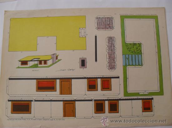 Coleccionismo recortables: TORAY.CHALET FUNCIONAL FRANCES N&ordm;24 - Foto 1