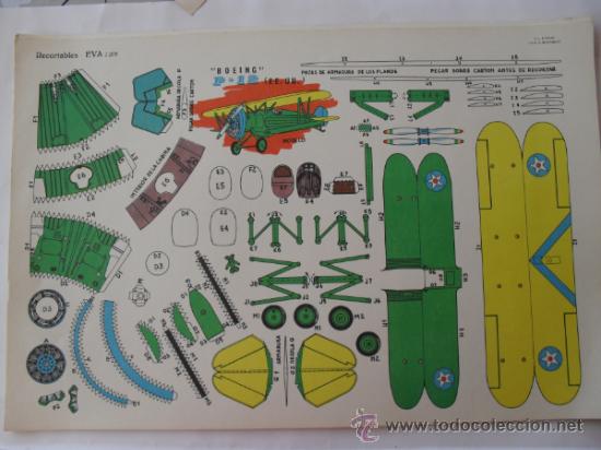Coleccionismo recortables: EVA 2.203.BOEING P-12 EEUU - Foto 1