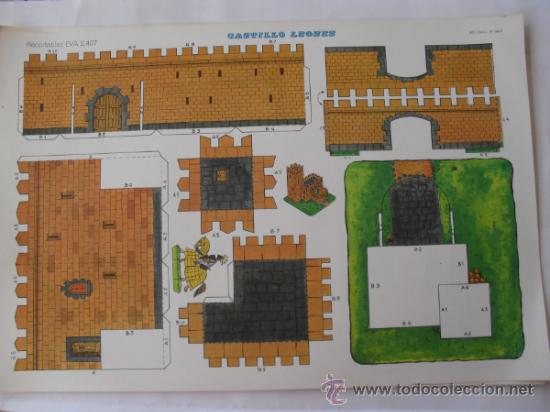 Coleccionismo recortables: EVA 2.407 CASTILLO LEONES - Foto 1