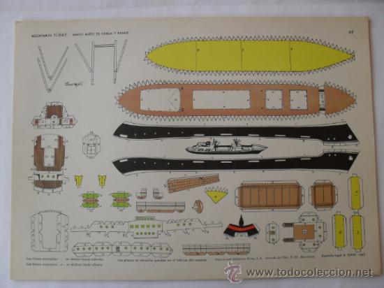 Coleccionismo recortables: TORAY.PETROLERO N&ordm;61 - Foto 1