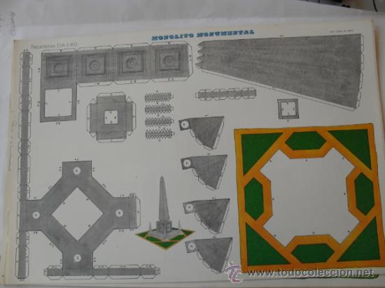 Coleccionismo recortables: eva 2410.monolito monumental - Foto 1