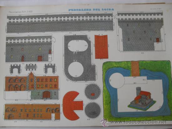 Coleccionismo recortables: EVA 2403.FORTALEZA DEL LOIRA - Foto 1