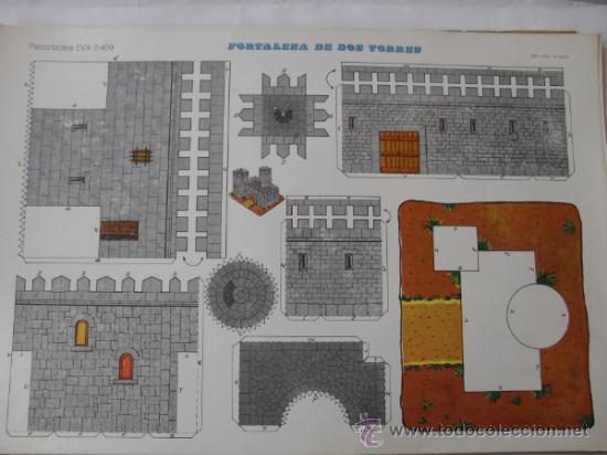 Coleccionismo recortables: EVA 2409FORTALEZA DOS TORRES - Foto 1