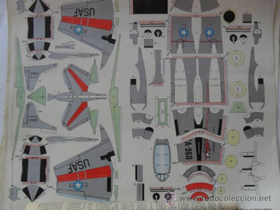 Coleccionismo recortables: LOCKHEED F-94 C STARFIRE - Foto 1