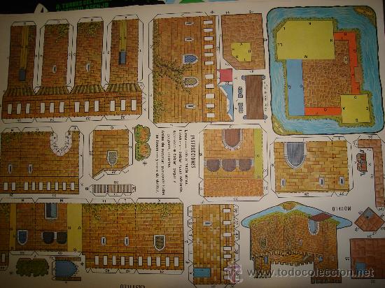 Coleccionismo recortables: RECORTABLE, CASTILLO, MODELO E INSTRUCCIONES, 34 POR 24CM - Foto 1