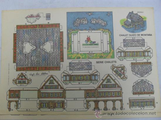 Coleccionismo recortables: ediciones SERIE CHALETS - Foto 1