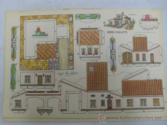 Coleccionismo recortables: ediciones SERIE CHALETS - Foto 1