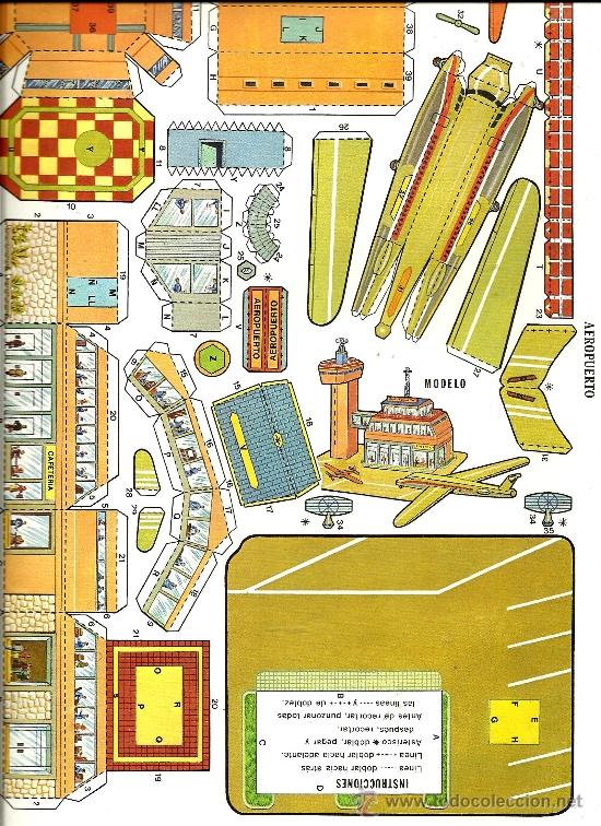 Coleccionismo recortables: RECORTABLE  AEROPUERTO - Foto 1