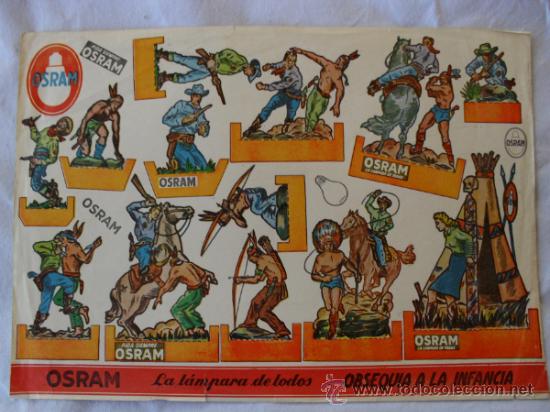 Coleccionismo recortables: RECORTABLE PROPAGANDA OSRAM - Foto 1