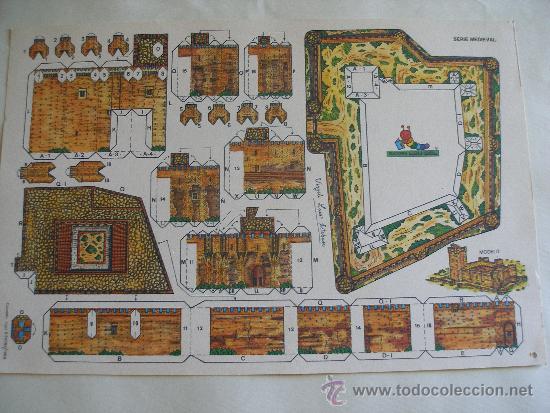 Coleccionismo Recortables: Recortable castillo serie medieval , año 1989 - Foto 1 - 38585422