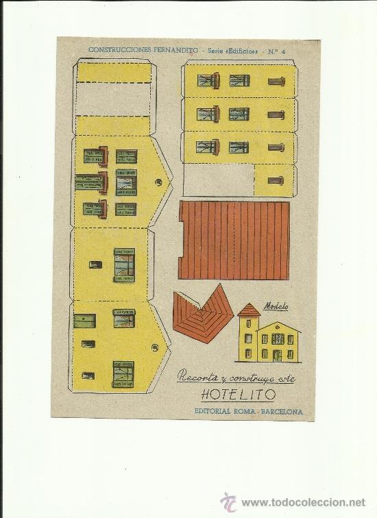 Coleccionismo recortables: CONTRUCCIONES FERNANDITO SERIE EDIFICOS  N&ordm; 4 - Foto 1