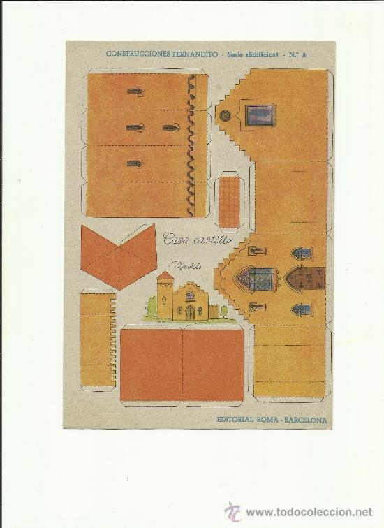 Coleccionismo recortables: CONTRUCCIONES FERNANDITO SERIE EDIFICOS  N&ordm; 8 - Foto 1