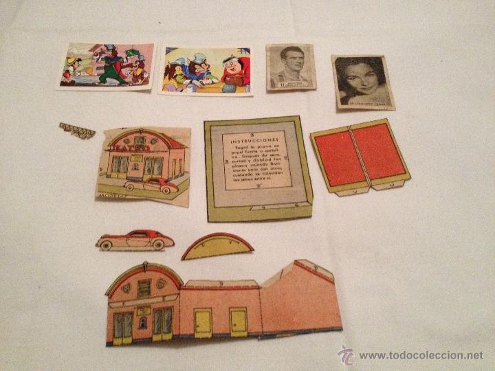 Coleccionismo recortables: LOTE DE RECORTABLES Y 4 CROMOS VARIOS - Foto 1