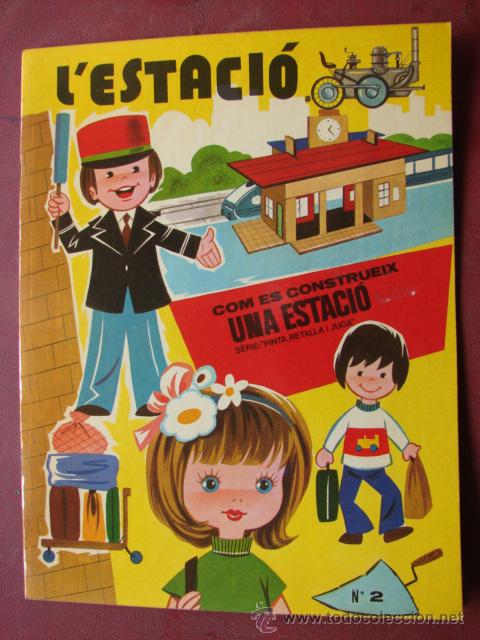 Coleccionismo recortables: LESTACI&Oacute; - COM ES CONSTRUEIX UNA ESTACI&Oacute; - EDITORIAL HYMSA 1978 - Foto 1