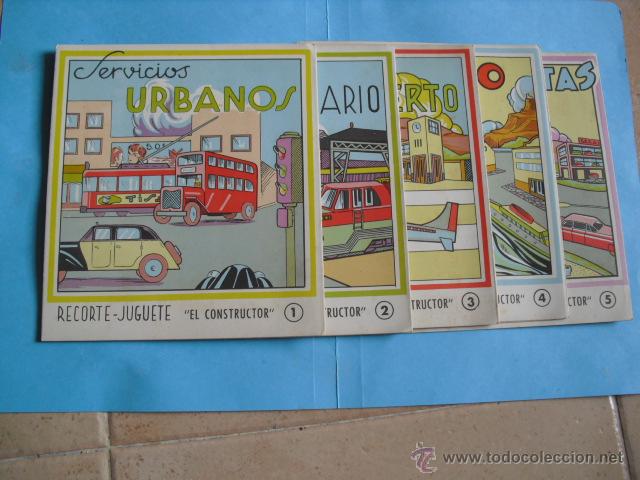 Coleccionismo recortables: 5 recortable el constructor, coleccion completa, editorial roma 1960 - Foto 1