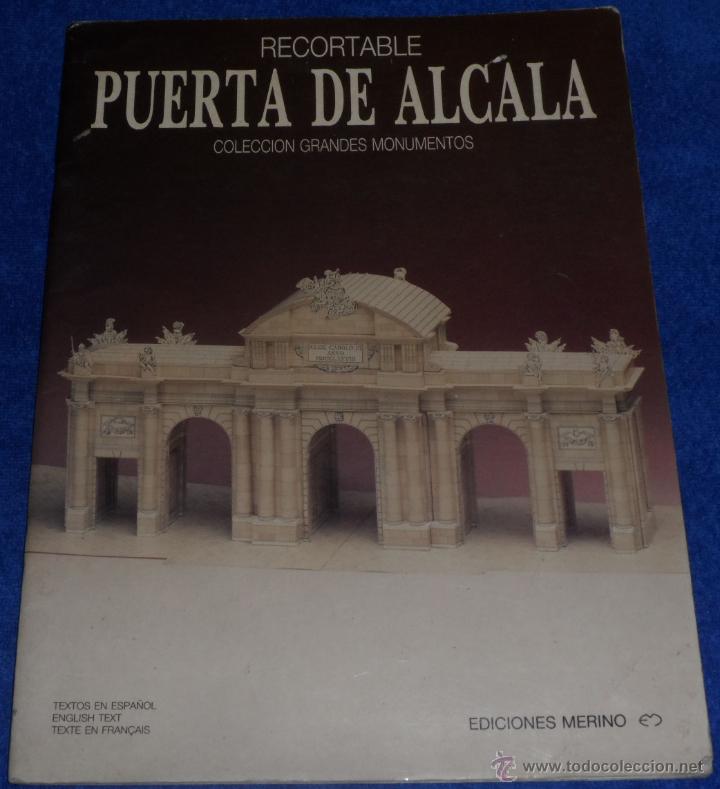 Coleccionismo recortables: Recortable - Puerta de Alacala - Ediciones Merino (1990) - Foto 1