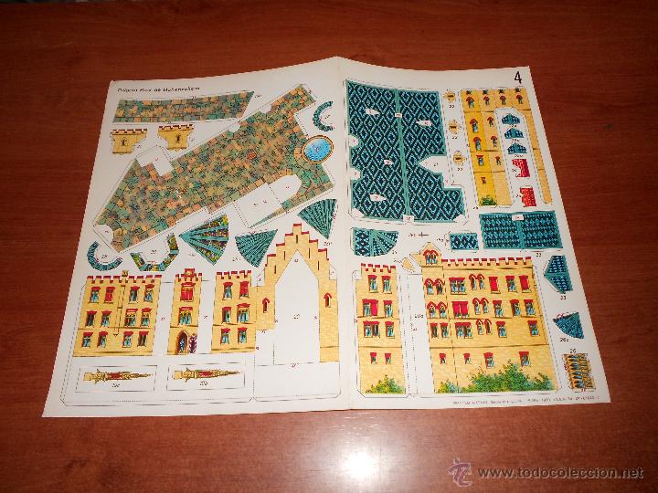 Coleccionismo recortables: RECORTABLE DE 1973: EL PALACIO REAL DE HOHENZOLLERN - Foto 6