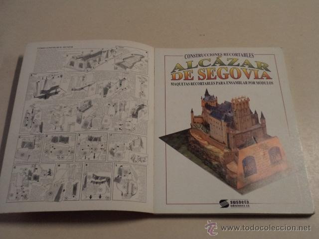 Coleccionismo recortables: ALC&Aacute;ZAR DE SEGOVIA - CONSTRUCCIONES RECORTABLES - Foto 2