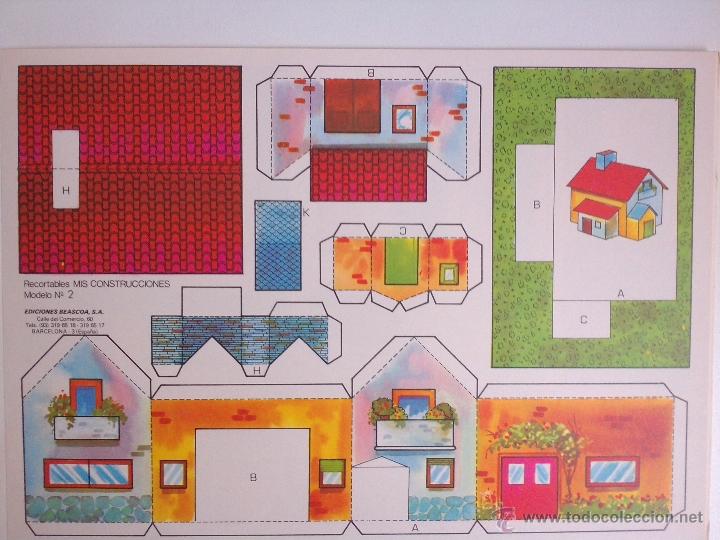 Coleccionismo recortables: 8 RECORTABLES - MIS CONSTRUCCIONES-EDICIONES BEASCOA -recortable casa - - Foto 7