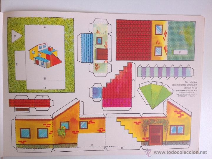 Coleccionismo recortables: 8 RECORTABLES - MIS CONSTRUCCIONES-EDICIONES BEASCOA -recortable casa - - Foto 2