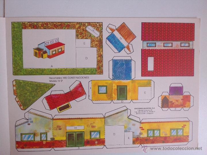 Coleccionismo recortables: 8 RECORTABLES - MIS CONSTRUCCIONES-EDICIONES BEASCOA -recortable casa - - Foto 3