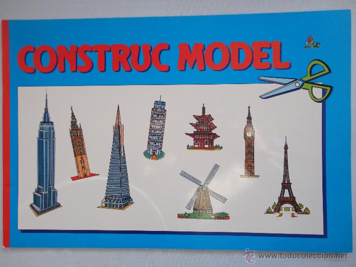 Coleccionismo recortables: CONSTRUC MODEL 8 L&Aacute;MINAS DE EDIFICIOS FAMOSOS DE CON-BEL - Foto 1