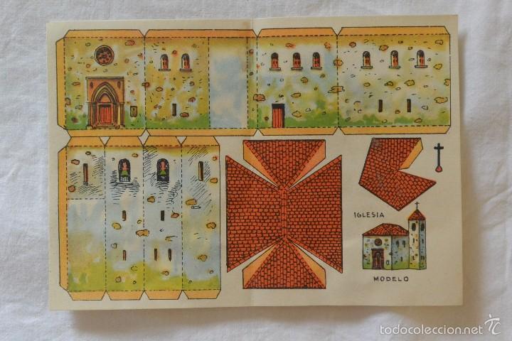 Coleccionismo recortables: HOJA RECORTABLE MODELO IGLESIA - Foto 1