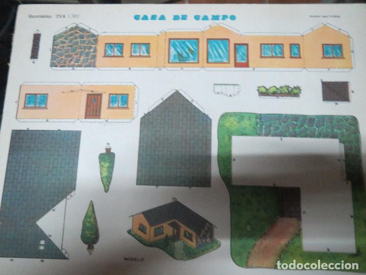 Coleccionismo recortables: RECORTABLES EVA 1301 CASA DE CAMPO 1965 - Foto 1