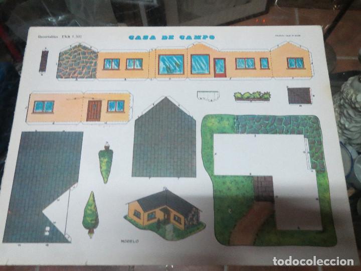 Coleccionismo recortables: RECORTABLES EVA 1301 CASA DE CAMPO. - Foto 1