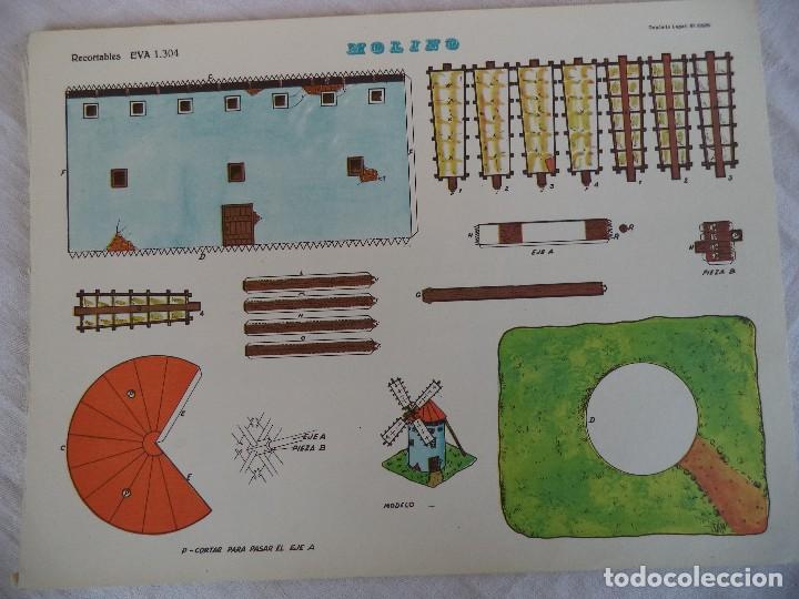 Coleccionismo recortables: RECORTABLES EVA. 1304 MOLINO - Foto 1