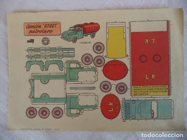 Coleccionismo recortables: CAMION START PETROLERO - Foto 1